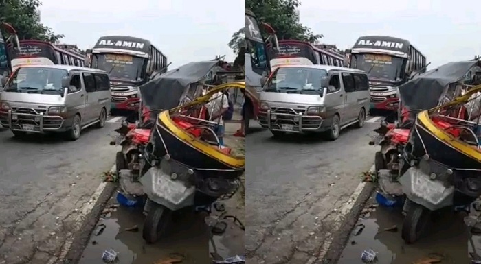 ফরিদপুরে বাস-মাহেন্দ্র সংঘর্ষে পাঁচ জন নিহত ফরিদপুরে বাস-মাহেন্দ্র সংঘর্ষে পাঁচ জন নিহত