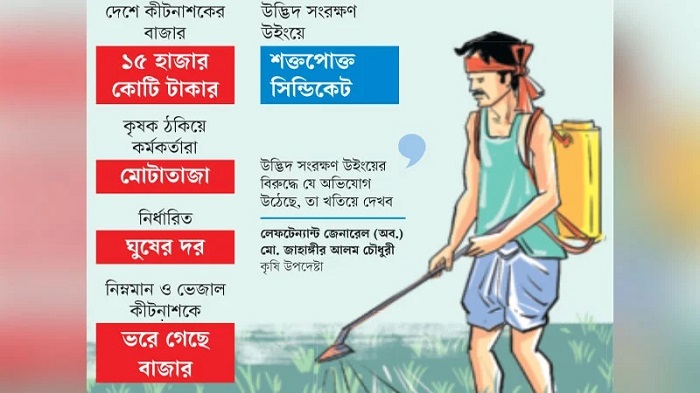 ঘাটে ঘাটে টাকা দিলেই মেলে কীটনাশক অনুমোদন ঘাটে ঘাটে টাকা দিলেই মেলে কীটনাশক অনুমোদন