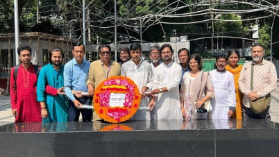 বঙ্গবন্ধুর প্রতিকৃতিতে বাচসাস’র নবনির্বাচিত কমিটির শ্রদ্ধা বঙ্গবন্ধুর প্রতিকৃতিতে বাচসাস’র নবনির্বাচিত কমিটির শ্রদ্ধা