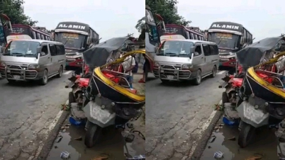 ফরিদপুরে বাস-মাহেন্দ্র সংঘর্ষে পাঁচ জন নিহত