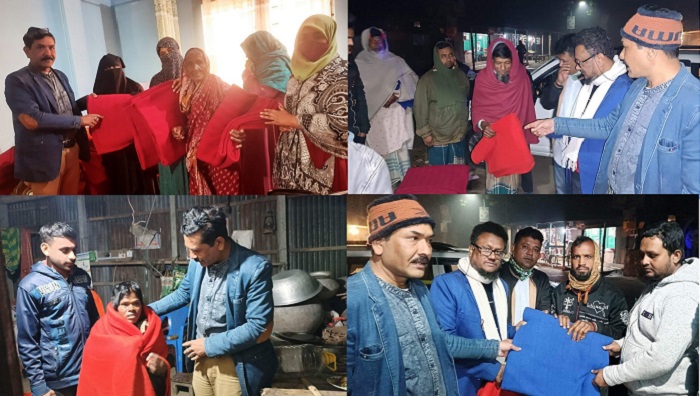 বাড়ি বাড়ি গিয়ে কম্বল বিতরন করছেন টুটুল বিশ্বাস বাড়ি বাড়ি গিয়ে কম্বল বিতরন করছেন টুটুল বিশ্বাস